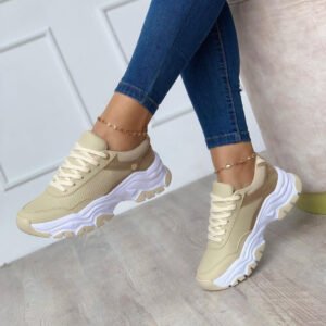 Chaussures à plateforme nouées 2658