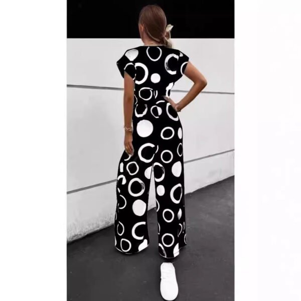 Haut élégant femme à col V 3947 – Image 3