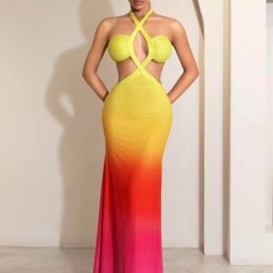 Robe longue élégante sexy