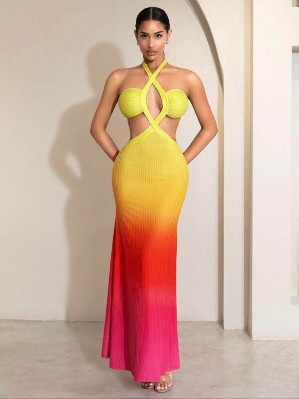 Robe longue élégante sexy