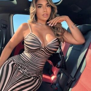 Robe longue moulante sexy